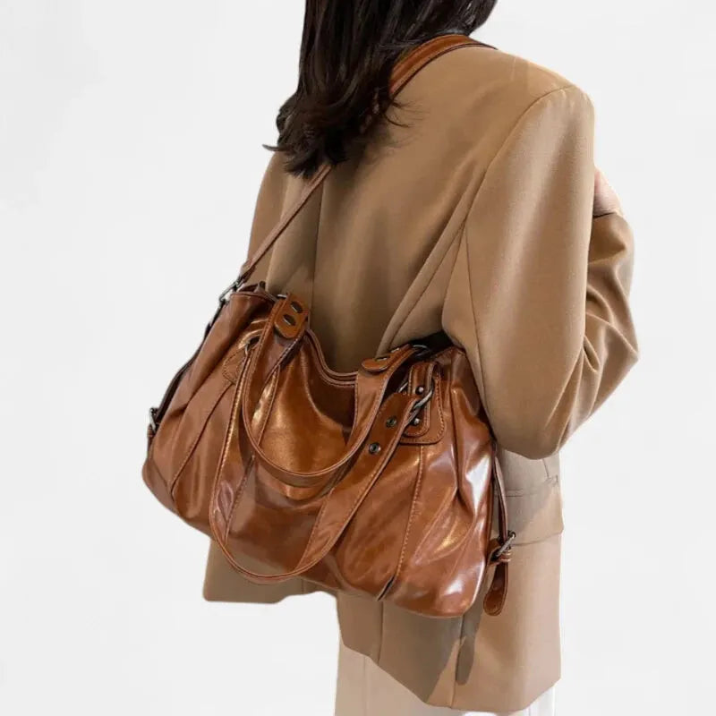 Large Soft Retro Shoulder Bag