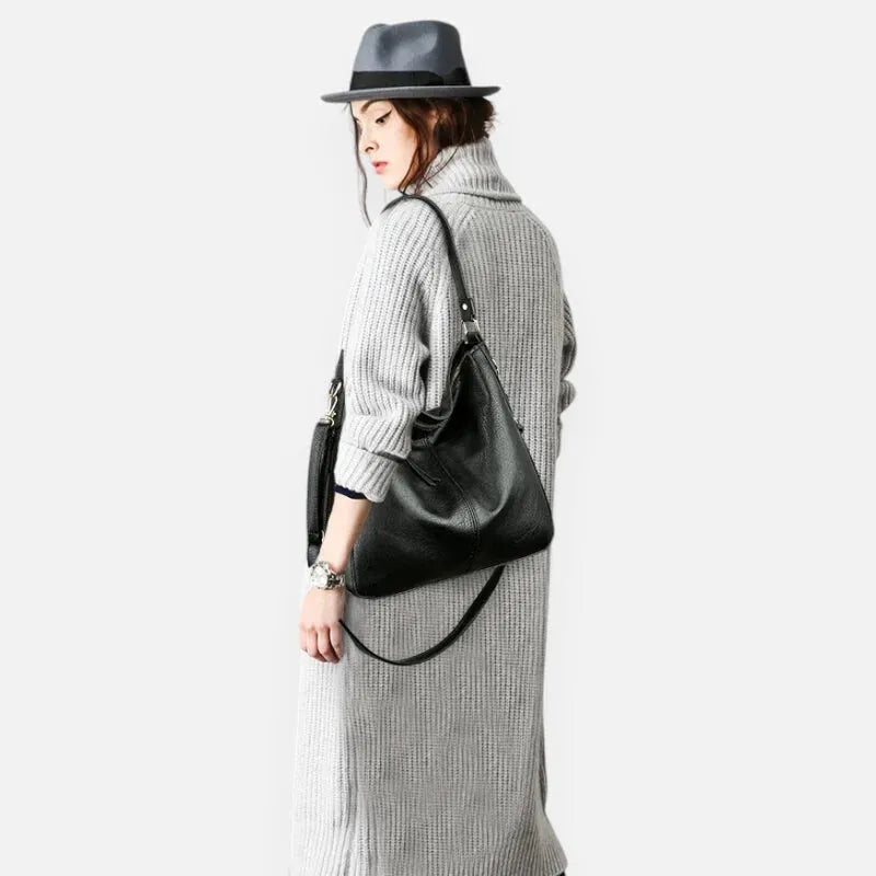 Large Soft Hobo Shoulder Bag