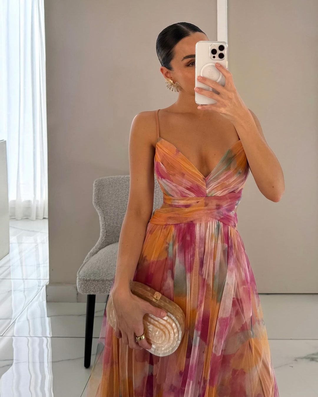 Floral Strappy Maxi Dress