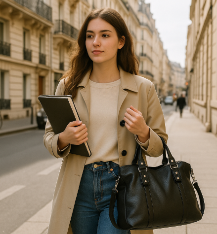 Soft Faux Leather Tote