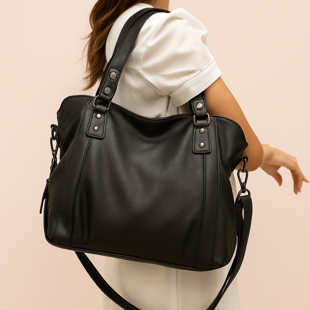 Soft Faux Leather Tote