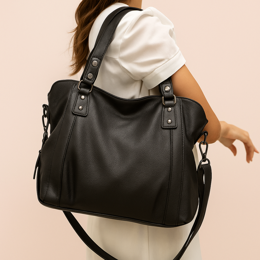 Soft Faux Leather Tote
