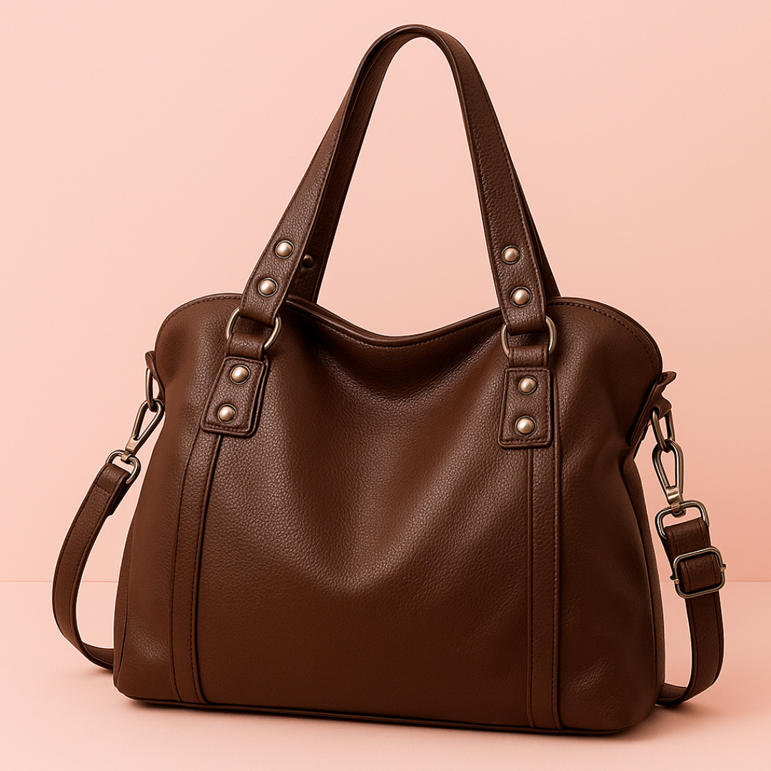 Soft Faux Leather Tote