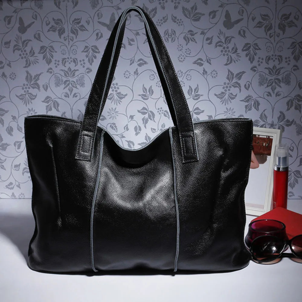 Large Soft Leather Tote