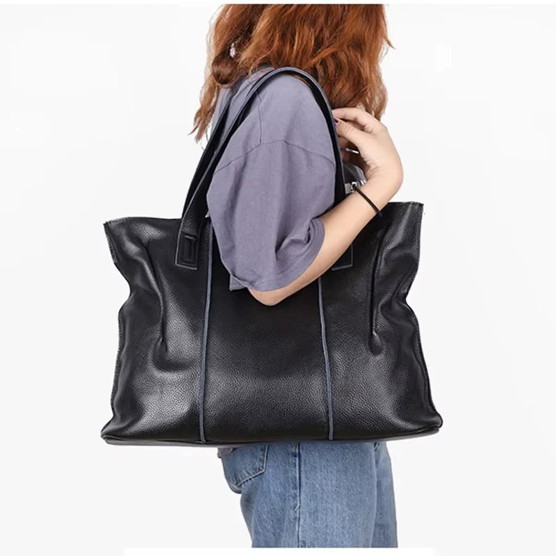 Large Soft Leather Tote